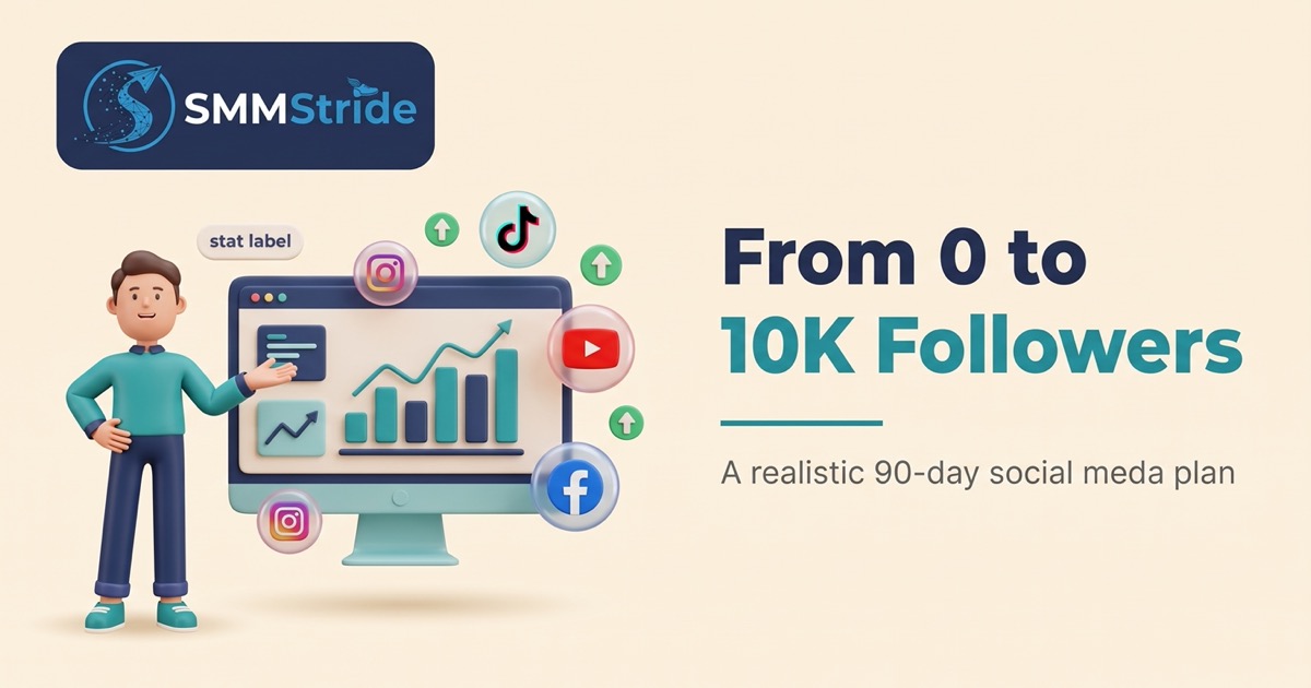 From 0 to 10K Followers: A Realistic 90-Day Social Media Plan