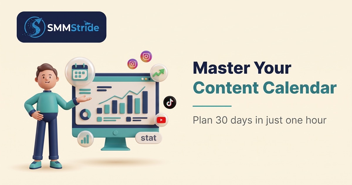 Master Your Social Media Content Calendar: Plan 30 Days in Just 1 Hour